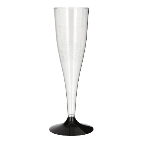 Glazen voor mousserende wijn, PS 0,1 l Ø 5 cm x 17,5 cm glashelder