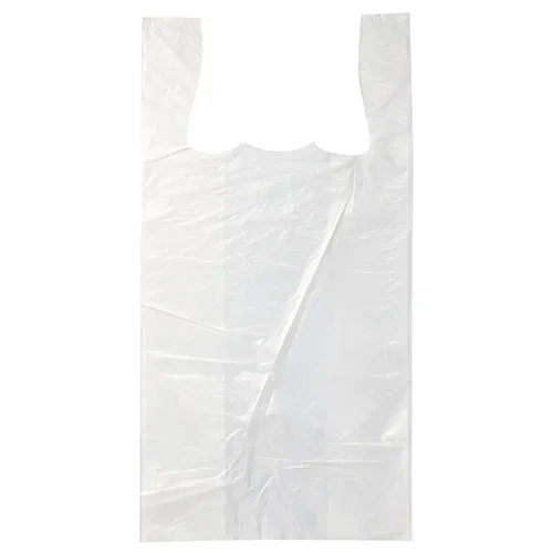 Hemddraagtassen, HDPE 60 cm x 30 cm x 18 cm wit