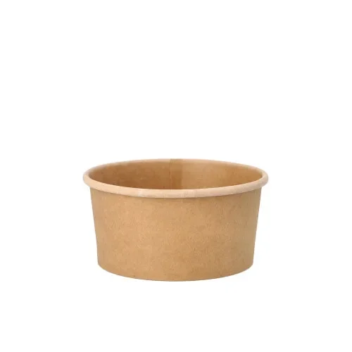 Soepkommen, karton rond 180 ml Ø 9,8 cm x 4,9 cm bruin