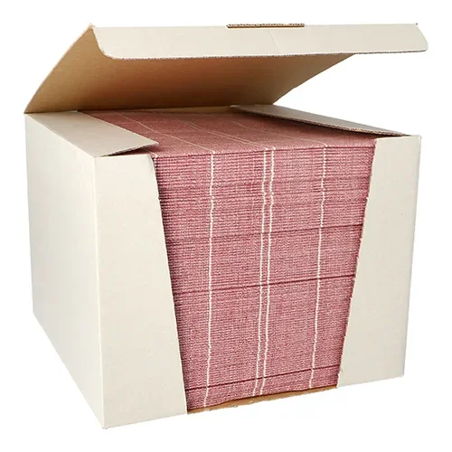 Servetten “Royal Collection” 1/4 vouw 40 cm x 40 cm bordeaux Kitchen Craft