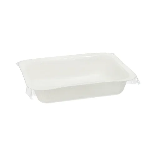Menubakken topseal, karton hoekig 530 ml 3,7 cm x 13,7 cm x 18,1 cm wit