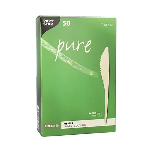 Messen, papier “pure” 18,6 cm wit