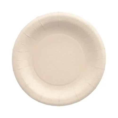 Borden gemaakt van agrarische restmateriaal “pure” rond Ø 18 cm wit