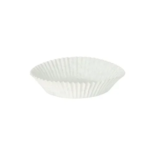 Bakvormpjes rond Ø 6,5 cm x 2 cm wit