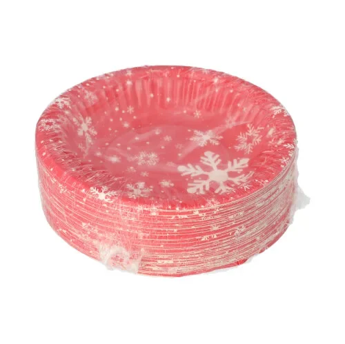 Schalen, karton rond Ø 19 cm x 3 cm “Winter Time”