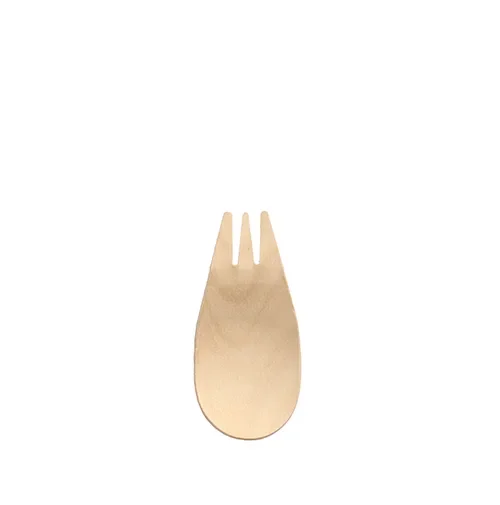 Fingerfood - Sporks, hout “pure” 8,2 cm
