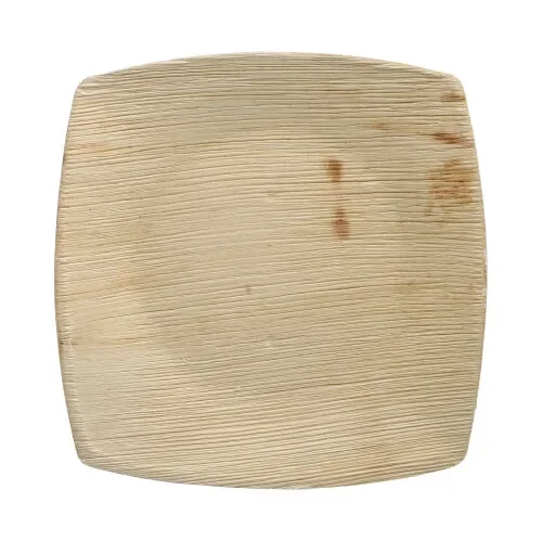 Borden, palmblad “pure” 20 cm x 20 cm natuur Quadrato