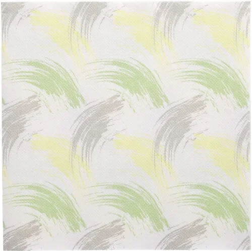 Servetten “Royal Collection” 1/4 vouw 40 cm x 40 cm lime Brushstroke