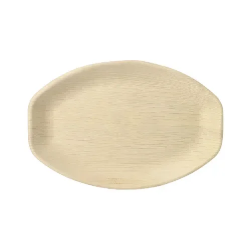 Dienbladen, Palmblad “pure” ovaal 3 cm x 29 cm x 21 cm natuur