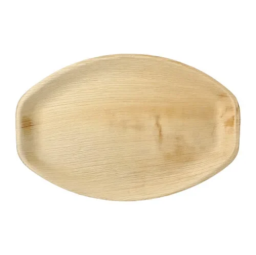 Dienbladen, Palmblad “pure” ovaal 3 cm x 37 cm x 25 cm natuur