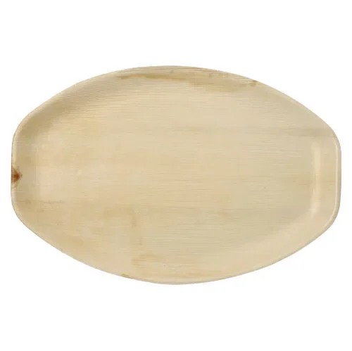 Dienbladen, Palmblad “pure” ovaal 3 cm x 43 cm x 29 cm natuur