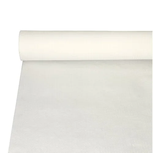 Tafelkleed, papier 20 m x 118 cm wit