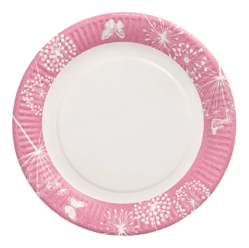Borden, karton rond Ø 23 cm fuchsia Meadow