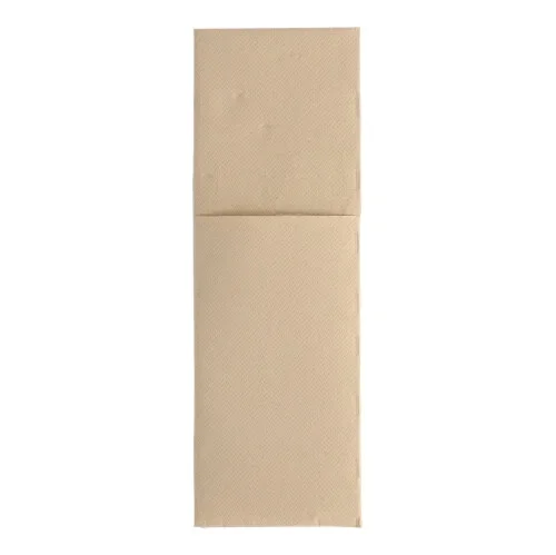 Servetten “Royal Collection” 48 cm x 30 cm zand met bestekvouw