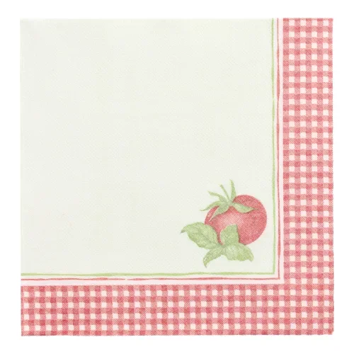 Servetten “Royal Collection” 1/4 vouw 40 cm x 40 cm Tomato