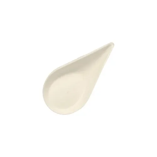 Fingerfood - Schaaltjes, suikerriet “pure” 10,5 cm x 5,7 cm wit Drop