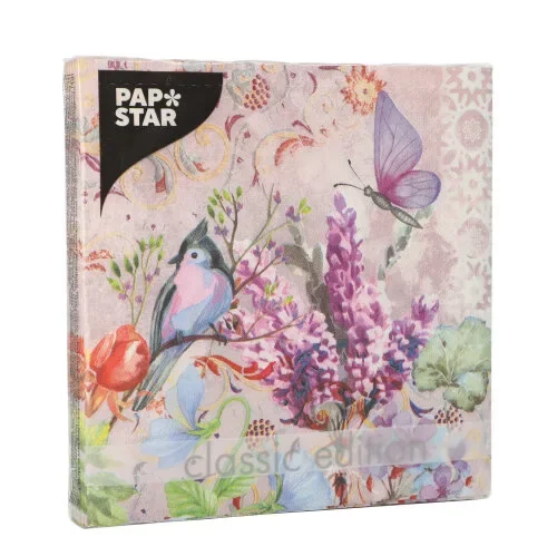 Servetten 3-laags 1/4 vouw 33 cm x 33 cm Lisette