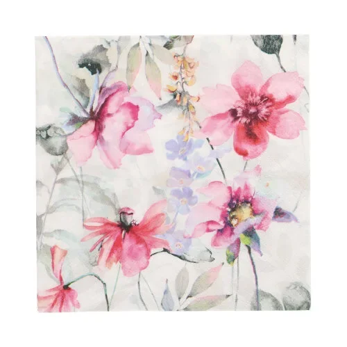 Servetten 3-laags 1/4 vouw 33 cm x 33 cm “Summer Scent”
