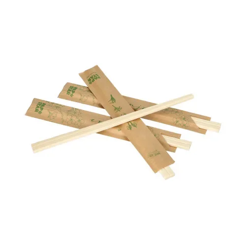 Paar Eetstokjes Hout “pure” 21 cm per stuk verpakt