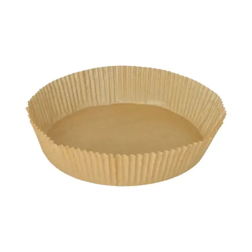Bakpapier vellen Ø 21 cm x 5 cm bruin voor heteluchtfriteuses