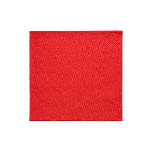 Servetten Daily Collection 1/4 vouw 24 cm x 24 cm rood
