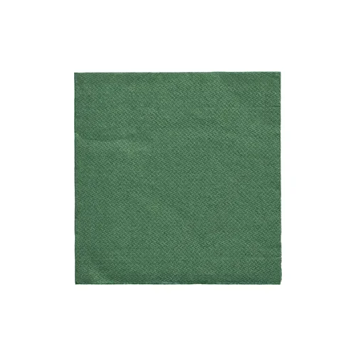 Servetten Daily Collection 1/4 vouw 24 cm x 24 cm donkergroen