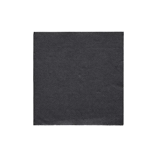 Servetten “Daily Collection” 1/4 vouw 24 cm x 24 cm zwart
