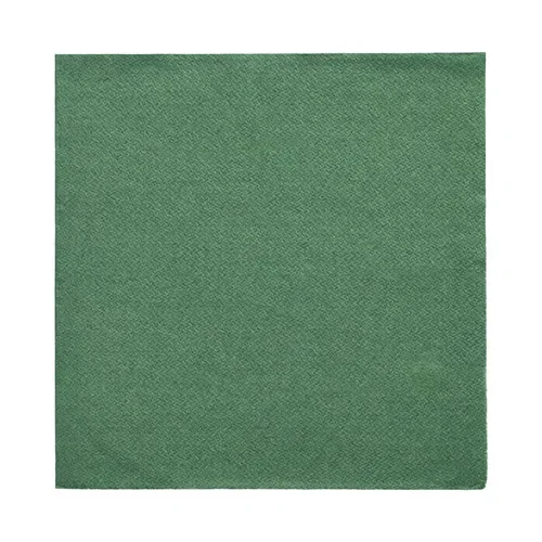 Servetten Daily Collection 1/4 vouw 32 cm x 32 cm donkergroen