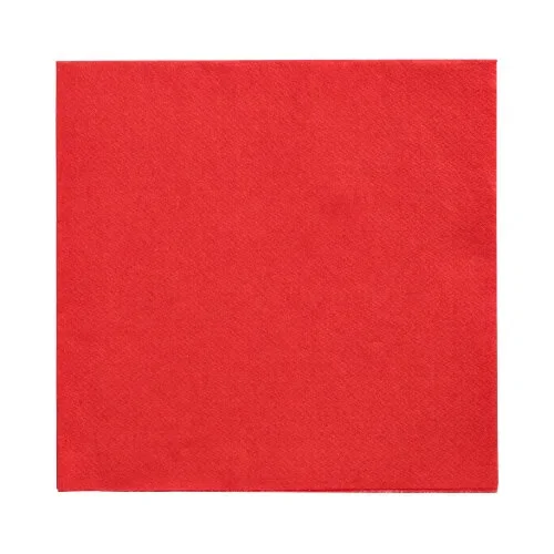 Servetten Daily Collection 1/4 vouw 32 cm x 32 cm rood