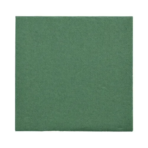 Servetten Daily Collection 1/4 vouw 32 cm x 32 cm donkergroen