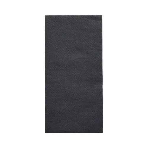 Servetten “Daily Collection” 1/8 vouw 32 cm x 32 cm zwart
