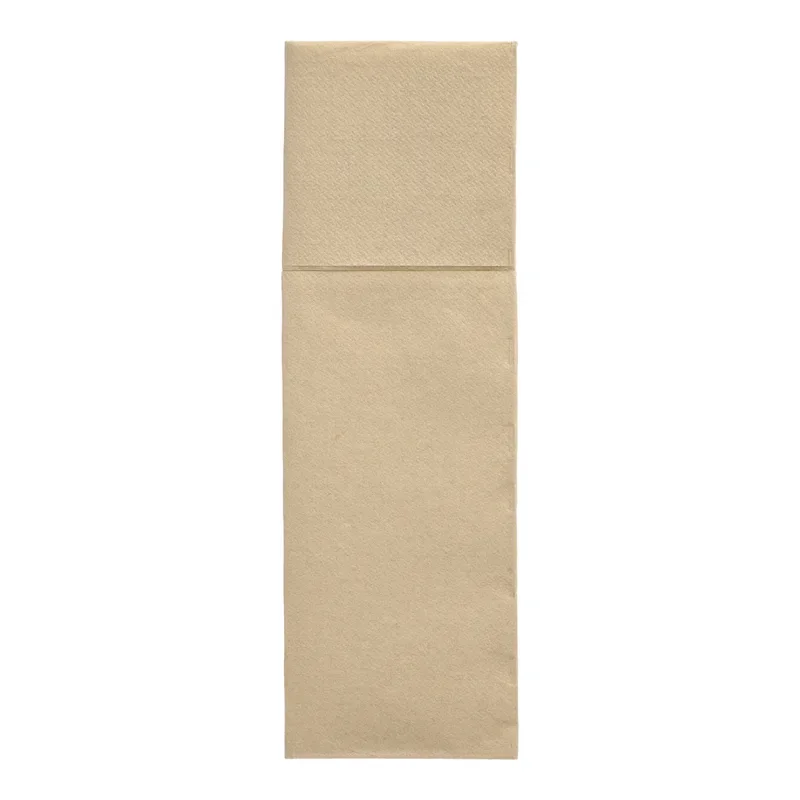 Servetten “Daily Collection” 48 cm x 30 cm zand met bestekvouw