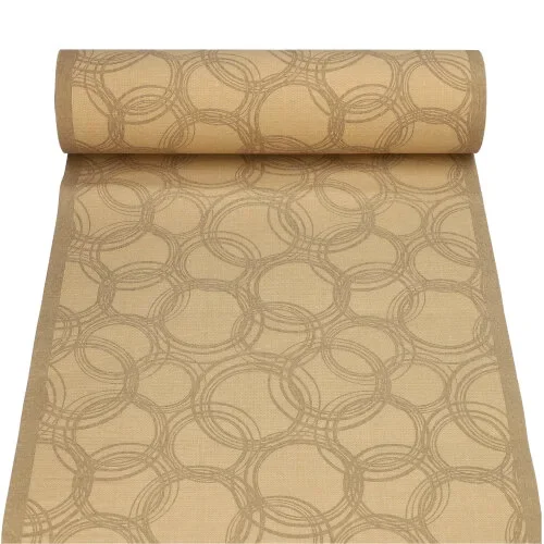 Tafellopers, stofkarakter, PV-Tissue Mix “Royal Collection” 24 m x 40 cm zand Bubbles