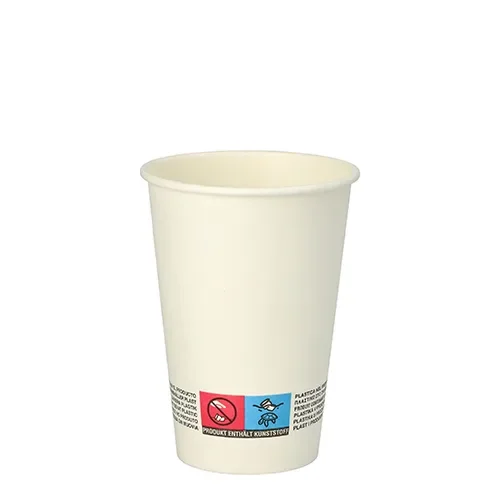 Automaatbekers van karton “To Go” 0,18 l Ø 7 cm x 9,2 cm wit