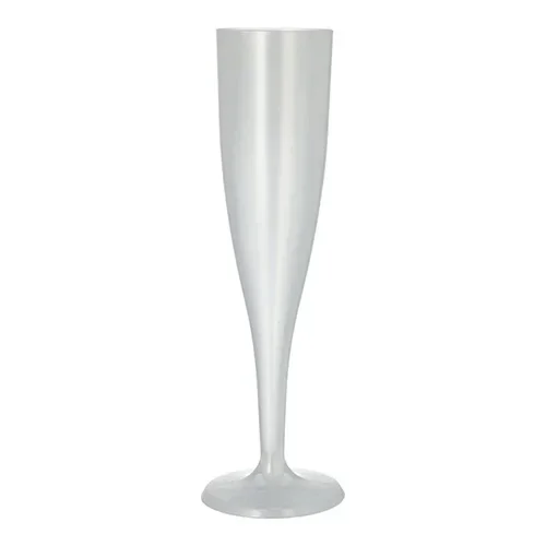Herbruikbare steelglazen voor mousserende wijn PP 0,1 l Ø 4,8 cm x 20,1 cm, onbreekbaar