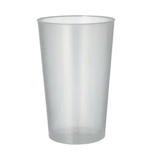Drinkbekers, herbruikbaar PP 0,5 l Ø 9,1 cm x 14 cm transparant onbreekbaar