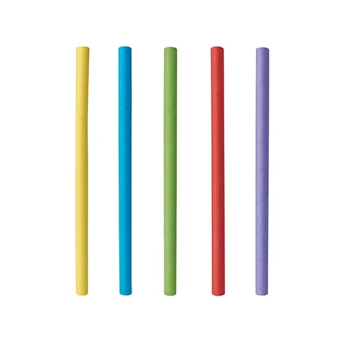 Cocktail drinkrietjes, papier Ø 7 mm x 15 cm assorti kleuren
