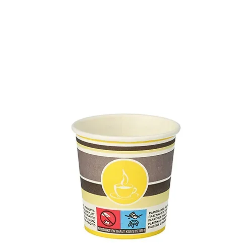 Drinkbekers, Karton “To Go” 0,1 l Ø 6 cm x 6 cm