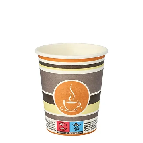 Drinkbekers, Karton “To Go” 0,2 l Ø 8 cm x 9,2 cm