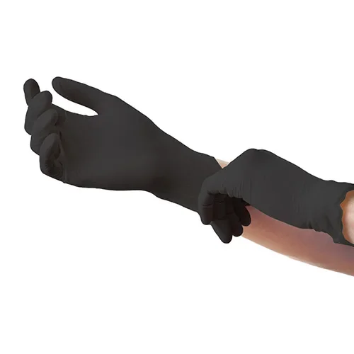 Medi-Inn Classic Handschoenen Nitril poedervrij “Black Plus” zwart Maat maat S