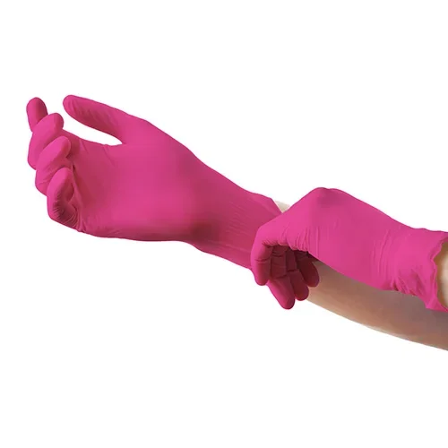 Medi-Inn Classic Handschoenen Nitril poedervrij magenta “Nitril Magenta” Maat maat S