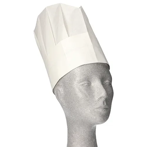 Work-inn/-PS Koksmuts, crêpe 23 cm x 27,7 cm wit Provence verstelbaar