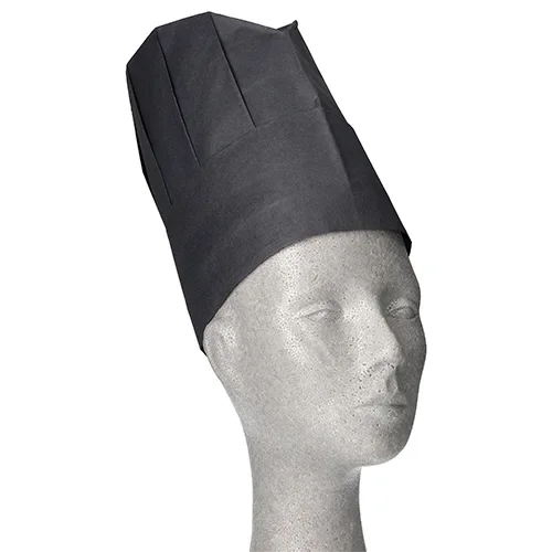 Work-inn/-PS Koksmuts, crêpe 23 cm x 27,7 cm zwart Provence verstelbaar