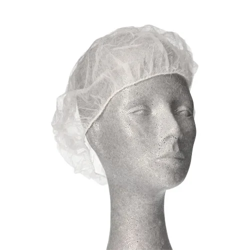 Work-inn/PS Baret met elastiek, non-woven Ø 52 cm wit