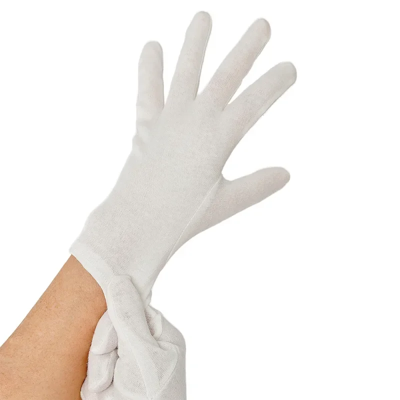 Paar Work-inn/-PS Handschoenen, katoen wit maat M