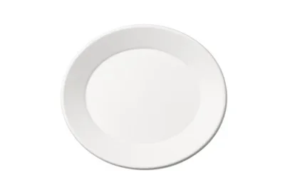 Borden ovaal, suikerriet 21,5 x 24,5 cm wit Folia