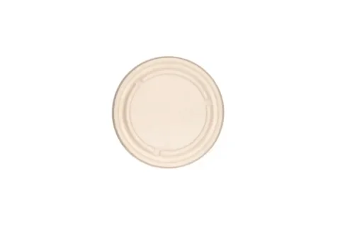 Deksels, suikerriet Ø 12,5 x 1,3 cm beige