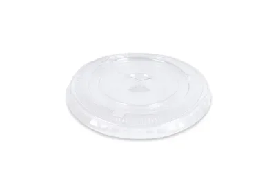 Deksels met kruisopening, aPET Ø 9 cm transparant