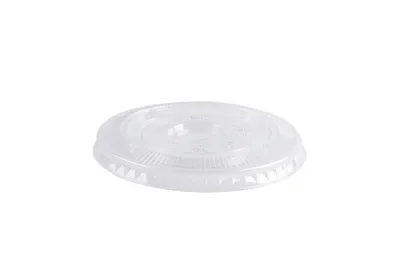 Deksels met kruisopening, aPET Ø 9,2 cm transparant