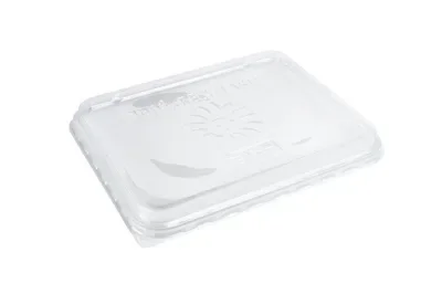 Deksels voor menuschalen, aPET 22,7 x 17,8 cm transparant